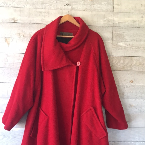 Gorgeous Jean Claude Poitras oversize Alpaca swing coat - Picture 10 of 15